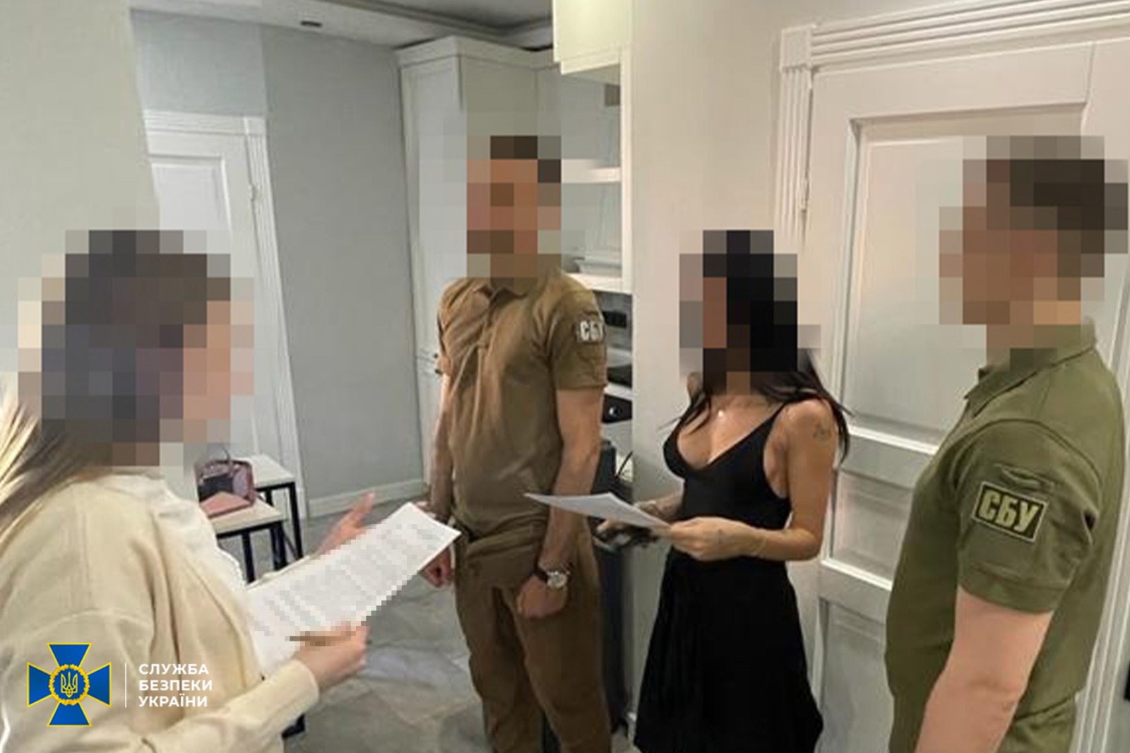 SBU gathers proof confirming illegal activities of 4 residents of Kyiv (Image Courtesy: Facebook)