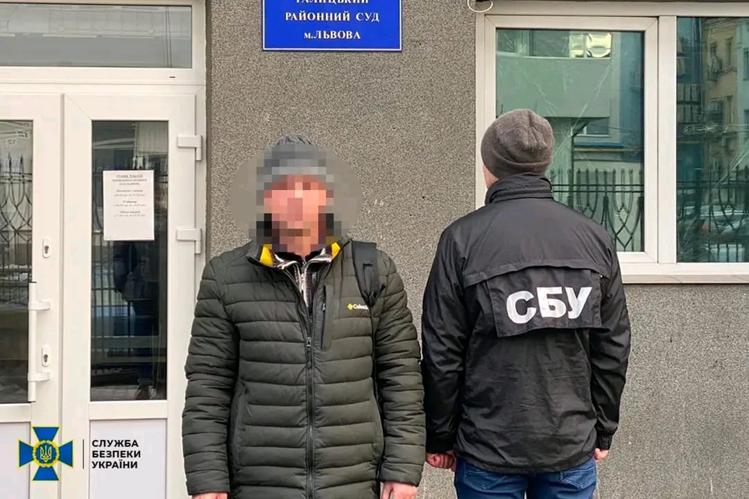 SBU exposes Russian henchman for working with Russian forces (Image courtesy: Facebook)