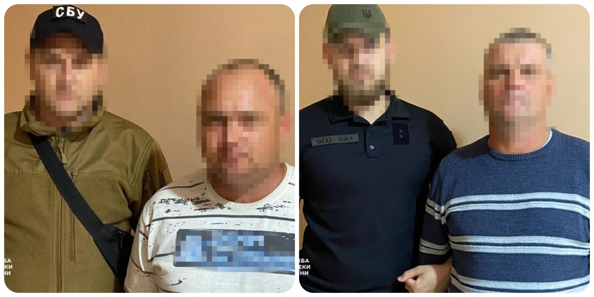 SBU nabs 2 Russian collaborators for cooperating with Russian troops in Kherson (image courtesy: Facebook)