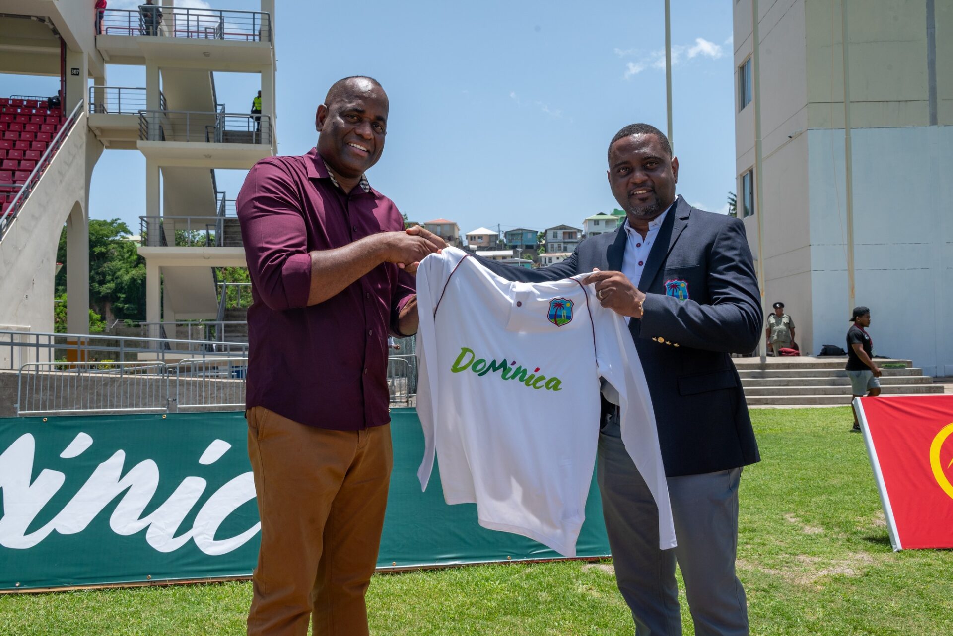 PM Skerrit visits Windsor Park Stadium, promotes it as top cricketing venues in Caribbean (Image Courtesy: Facebook)